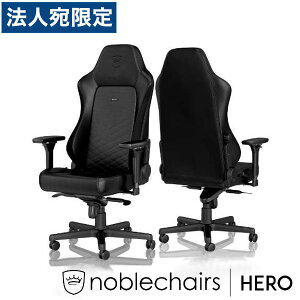 noblechairs �Q�[�~���O�`�F�A HERO �u���b�N NBL-HRO-PU-BLA-SGL �w�����w��s�x�w����s�x�w���������i�ꕔ�n�揜���j�x