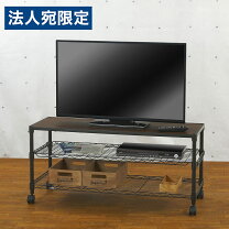 楽天市場】スチールラック 黒（テレビ台・ローボード｜収納家具 