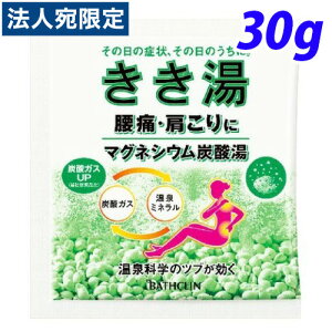 きき湯 マグネシウム炭酸湯 30g 『医薬部外品』