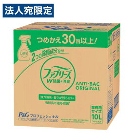 ファブリーズ 業務用 W除菌 香りが残らない 10L P＆G 除菌OT『送料無料（一部地域除く）』
