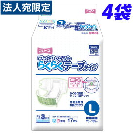 第一衛材 フリーネ ぴったりフィット らくらく テープタイプ L 17枚×4袋『送料無料（一部地域除く）』