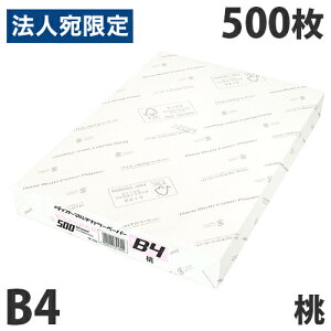【FSC認証】カラーコピー用紙 ダイオーカラーマルチペーパー B4 桃 500枚 ピンク ピーチ チラシ DM 案内状 掲示物 配布物 カラーペーパー エコ 森を守る