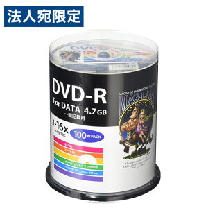 C nCfBXN DVD-R f[^p 16{Ή 4.7GB 100 HDDR47JNP100 L^fBA DVD PCpi ۑ