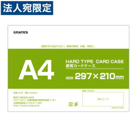 硬質カードケース A4 1枚 硬質ケース