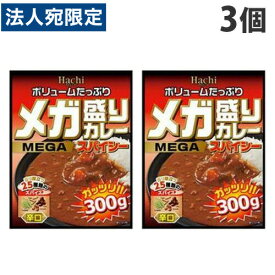 ハチ食品 メガ盛りカレー スパイシー 300g×3個