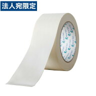 リンレイテープ カラー布粘着テープ 50mm×25m 1巻 白 #384