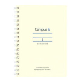 【ゆうパケット対応可】キャンパス　ツインリングノート　A6（5号）　罫幅7mm　50枚　17行 ス-T150A-B【コクヨ KOKUYO】