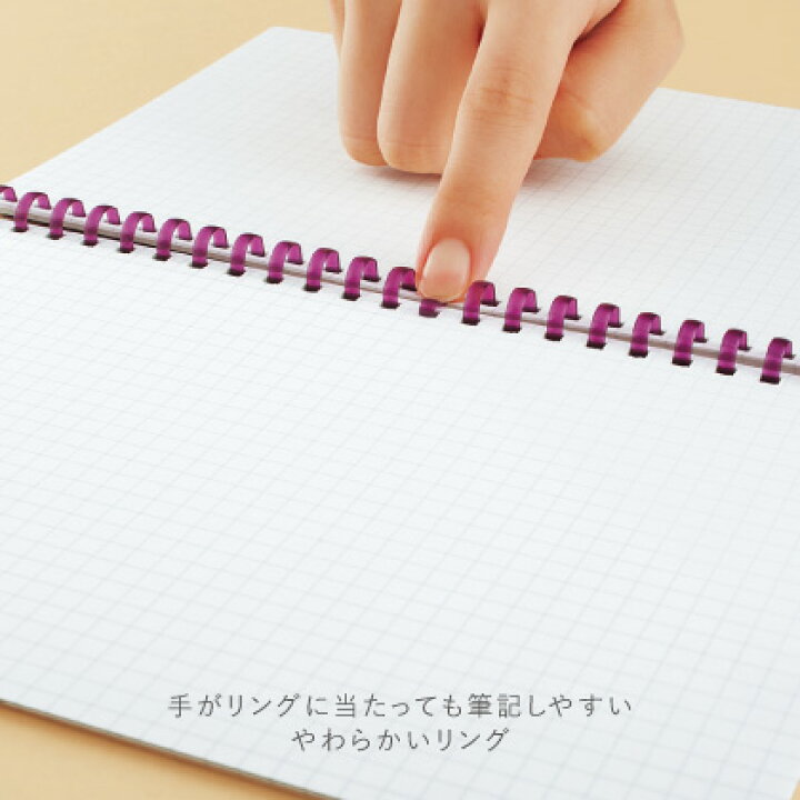 市場 コクヨ ノート Shell Kokuyo Pink ソフトリング Me50枚5mm方眼a5桃
