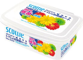 日本製紙クレシアスコッティクリンドゥトイレのお掃除シート 本体 10枚 66110