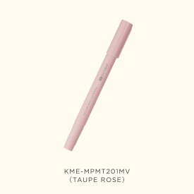 ＜KOKUYO　ME＞2ウェイマーキングペンME・トープローズ製品色：ソフトピンク/ピンクグレー【コクヨ】KME-MPMT201MV