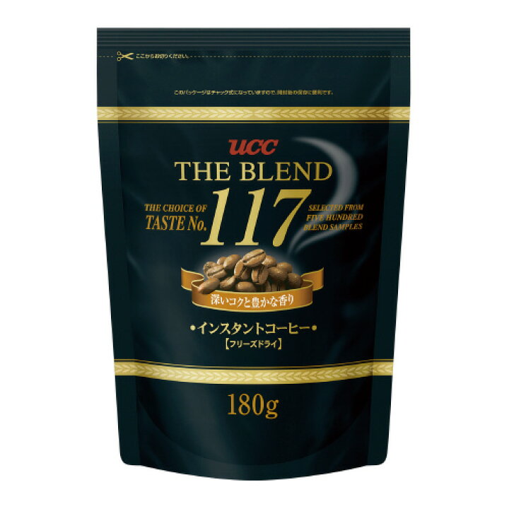 市場】ザ・ブレンド117 袋 180g インスタントコーヒー394531【UCC】※軽減税率対象商品 : オフィス ユー 市場】ザ・ブレンド117 袋 180g インスタントコーヒー394531【UCC】※軽減税率対象商品 : オフィス ユー