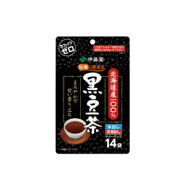 ＃伝承の健康茶　黒豆茶　ティーバッグ　14袋 16328【伊藤園】※軽減税率対象商品