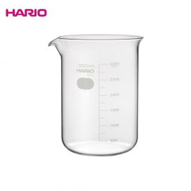 （代引き不可）（同梱不可）HARIO ハリオ B-3L SCI ビーカー 3000ml 4個入り