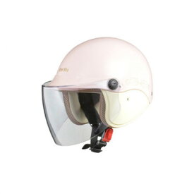 （同梱不可）リード工業 Street Alice セミジェットヘルメット パールピンク QJ-3