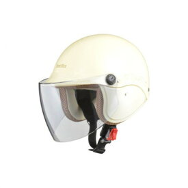 （同梱不可）リード工業 Street Alice セミジェットヘルメット パールアイボリー QJ-3