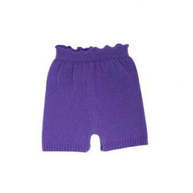 （同梱不可） カシミヤ混ニットパンツ M〜L パープル 008601321 柔らかい肌触りのカシミアパンツ