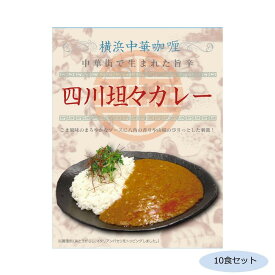 （代引き不可）（同梱不可）ご当地カレー 神奈川 横浜中華カレー 四川坦々カレー 10食セット