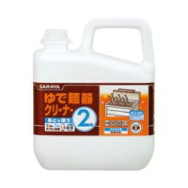 （代引き不可）（同梱不可）サラヤ　ゆで麺器クリーナー　6kg 2剤×3本　51272