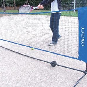 ネットの高さ調節が可能なテニス・バドミントン用ネット!!  （代引き不可）（同梱不可）CALFLEX カルフレックス テニス・バドミントン用ネット CTN-155