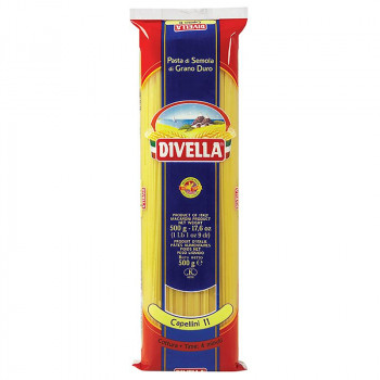 乾燥パスタ 代引き不可 同梱不可 DIVELLA 数量限定 ディヴエッラ パスタ 500g 24袋セット 11カッペリーニ 注目ブランド 606-103