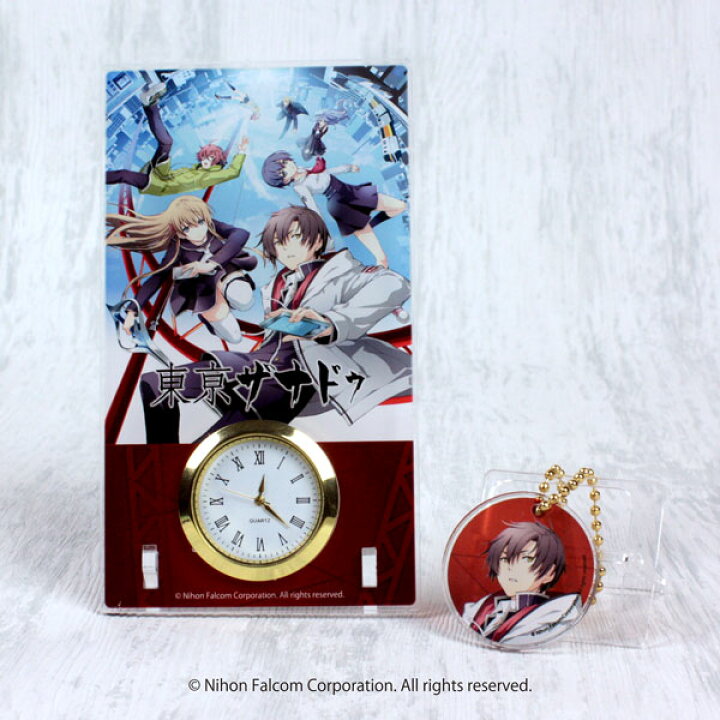 楽天市場 はめ込み式アクリル時計 東亰ザナドゥ 限定boxイラスト オフィシャル倶楽部 楽天市場店