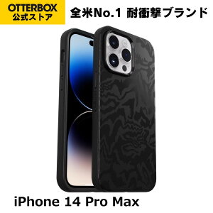 �y�����X�zOtterBox iPhone14ProMax �P�[�X �ϏՌ� �ČRMIL�K�i SYMMETRY PLUS GRAPHICS �������K�i �k�I�b�^�[�{�b�N�X�l