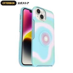 yXzOtterBox iPhone14Plus P[X ϏՌ ČRMILKi OTTER+POP SYMMETRY Ki kIb^[{bNXl