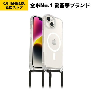 �y�����X�zOtterBox iPhone14 / iPhone13 �P�[�X �ϏՌ� �ČRMIL�K�i REACT NECKLACE �������K�i �k�I�b�^�[�{�b�N�X�l