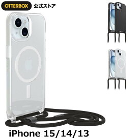 【公式店】OtterBox iPhone15 ケース MagSafe 耐衝撃 米軍MIL規格 REACT NECKLACE 国内正規品 〔オッターボックス〕