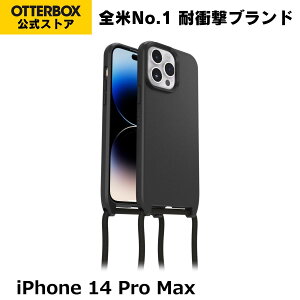 �y�����X�zOtterBox iPhone14ProMax �P�[�X �ϏՌ� �ČRMIL�K�i REACT NECKLACE �������K�i �k�I�b�^�[�{�b�N�X�l