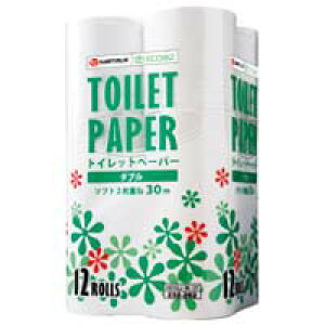 スマートバリュー トイレットペーパーダブル12個 N010J-W-1P / 衛生紙用品 / 232262
