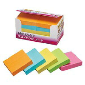 スリーエムジャパン Post-it 6501SS-NE 強粘着 50mm×50mm混色 / のりつきメモ / 339964