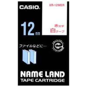 �J�V�I�v�Z�@ ���x���e�[�v XR-12WER ���ɐԕ��� 12mm / ���x�����C�^�[�p�e�[�v�J�[�g���b�W / 353716