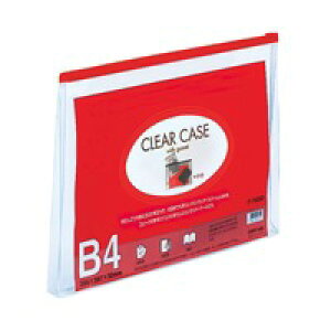 LIHITLAB クリヤーケース F-75SM B4S 赤 / クリヤーケース / 527407