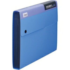 キングジム ドキュメントファイル 2276 A4L 33mm 青 / ケースファイル / 666138