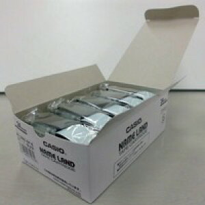 カシオ計算機 テープ XR-24WE-5P-E 白に黒文字 24mm 5個 / ラベルライター用テープカートリッジ / 856936