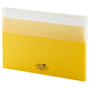 LIHITLAB コングレスケース薄型 A-5035-5 黄 / ケースファイル / 868592