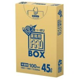 日本サニパック 3層ゴミ袋業務用PRO 45L 半透明 PA43 100枚 / 生活用品．家電その他 / 857543