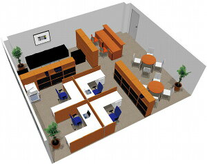 【送料無料】【smtb-TK】【スタンダード】SOHO家具パッケージ・60平米(6人用)収納庫を間仕切りに!【YDKG-tk】【fsp2124】【fs2gm】【RCP】【fs3gm】