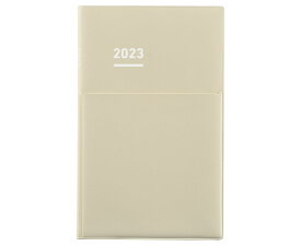 コクヨ ジブン手帳 Biz mini 手帳 2023年 B6 スリム ライトベージュ ニ-JBM1LS-23 2022年 12月始まり