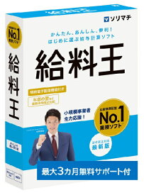 ソリマチ 給料王25 年末調整・令和7年度税制改正対応 給料計算ソフト【送料無料】