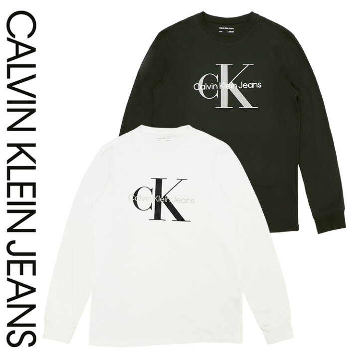 楽天市場】Calvin Klein ロンT 長袖Tシャツ ロングTシャツ メンズ 