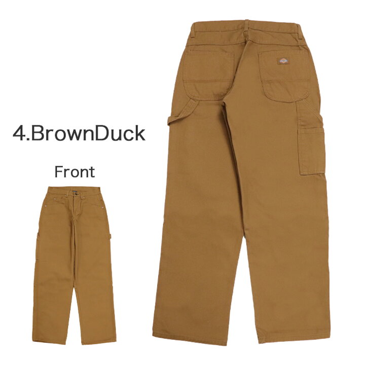 ディッキーズ 1939 Dickies ペインターパンツ ワークパンツ カーペンターパンツ メンズ ハンマーループ ダック生地 リラックスフィット ブランド アメカジ ブラック 黒 ブラウン 茶 12oz ボトムス USAモデル FLAQ フラク