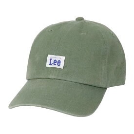 Lee リー キャップ メンズ レディース ロゴ ワンポイント ローキャップ ユニセックス 帽子 6パネル タグ ブランド ダッドハット ミニロゴ おしゃれ