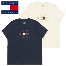 トミーヒルフィガー Tシャツ メンズ TOMMY HILFIGER 09T4326 半袖 ブランド フラッグロゴ トップス 春 夏 クルーネック ショートスリーブ SS おしゃれ