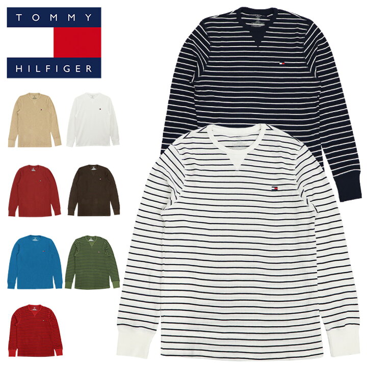 楽天市場】トミーヒルフィガー ロンT サーマル ボーダー メンズ  
