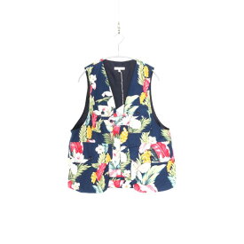 【中古】 Engineered Garments エンジニアドガーメンツ メンズ シャツ ベスト XS フラワープリント 新品 古着