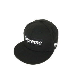 【中古】SUPREME シュプリーム 58.7cm メンズ 帽子 キャップ ワールドフェイマスボックスロゴ ニューエラ キャップ World famous Box Logo New Era ウール 新品 古着
