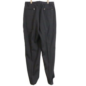 HED MAYNER ヘド メイナー L メンズ スラックス 22AW ウール HM00P55 黒 新品 古着