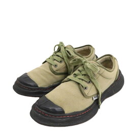 【中古】MIHARA YASUHIRO ミハラヤスヒロ × NIGEL CABOURN ナイジェルケーボン 28.0cm メンズ スニーカー C04FW704 カーキ 中古C 古着